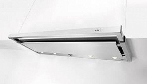 NOVY 692 hotte 700 m³/h Encastrée Acier inoxydable, Blanc - Hottes (700 m³/h, Conduit, 61 dB, Encastrée, Acier inoxydable, Blanc, Acier inoxydable)