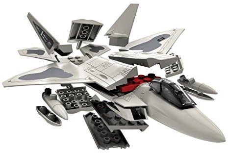 Airfix QUICKBUILD modellflygplanskit – J6005 F22 Raptor modellbyggsats för barn 6+, byggplanleksaker för pojkar och flickor – stridsflygplan och leksak flygplansset, gåvor för flygplanentusiaster