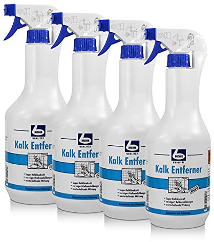 Dr. Becher Kalk Entferner 1L löst mühelos Kalk von Gegenständen (4er Pack)