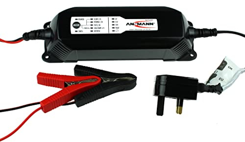 Ansmann Kfz-Ladegerät, Bleiakku für 6 V, 12 V und 24 V im Blei-Säure-Batterien und Blei-Gel-Batterien