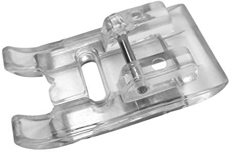 sewingfootdirekt Zierstichfuß/Applikationsfuß Nähfuß für Carina, Lidl, Aldi, FIF, TCM, Privileg, Janome, Veritas, Toyota, Quasatron, Amysa, Singer und W 6 Nähmaschine