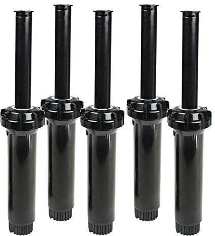 TORO 53457 5 Unidades, 570 Series 4 Pulgadas 15' Cuarto de Boquilla aspersor emergente, Color Negro
