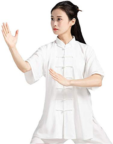 JTKDL Tai Chi Kleidung Frauen Männer Tai Chi Uniform Kung Fu Kleidung Kampfkunst Kleidung Yoga Kleidung Gruppe Performance Kleidung,C-M