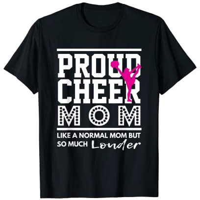Cheerleading Mom Geschenke Proud Cheer Mom T-Shirt