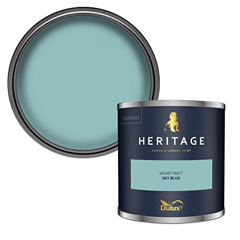 Dulux Trade Heritage Velvet Matt Emulsion Sky Blue - 1ltr