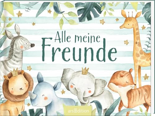 Alle meine Freunde – Safari: Freundebuch ab 3 Jahren für kleine Tierfans