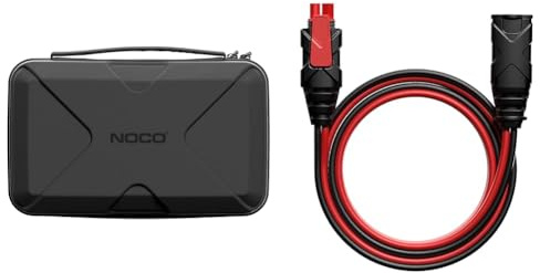 NOCO GC040 Universal EVA Protection Case for GENIUS1, GENIUS2, GENIUS5, and GENIUS10 Smart Battery Chargers & GC004 X-Connect 3-Meter Extension Cable Accessory for NOCO Genius Smart Battery Chargers