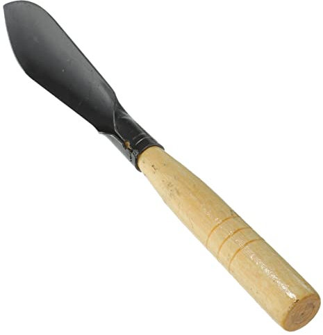 KITANDOVE Petite Truelle De Jardin Ergonomique Manganèse avec Manche Bois pour Creuser Et Planter des Plantes