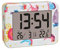 TFA Dostmann Unicorn Réveil Enfants Mini, 60.2044.41, avec Date et température intérieure, Alarme de réveil, Fonctionne sur Piles, pour Chambre d'enfant, Cartable, Cadeau de Noël, Motif Licorne