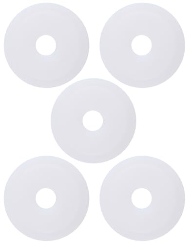 Be In Your Mind 5x Joints D'étanchéité en Silicone Blanc pour Valve de Chasse D'eau de Toilettes Rondelles Transparentes OE AH0007100R Compatible avec Roca Double Les Valves de Chasse
