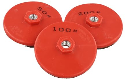 Lot de 3 disques de meulage efficaces compatibles avec toutes les applications de matériaux solides