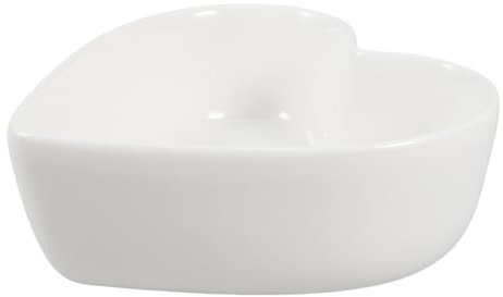 Gatuida Heart Shaped Platter Porcelain Dishes Cute Bowl for Valentines Day Wedding Anniversary Heart Bowl Fruit Plate for Romantic Dinners and Shaped Serving Candy Dish for Occasions