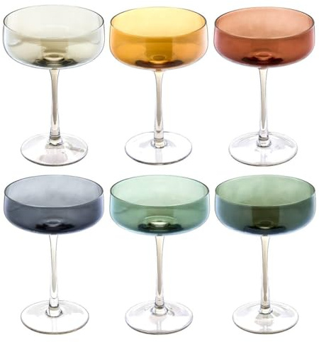 Atmosphera - 6 coupes de champagne lucia d10,5xh15cm