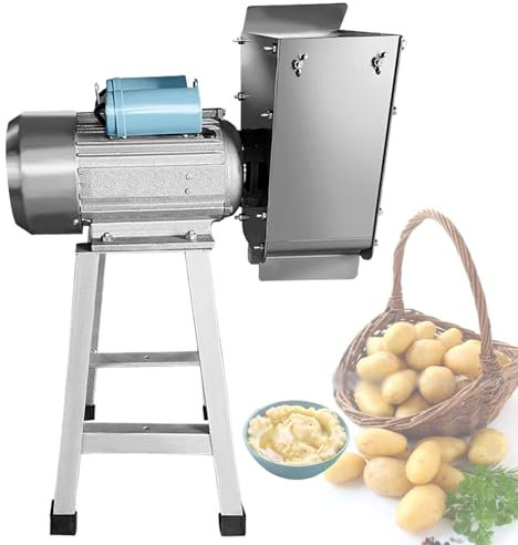 VFMVOYNZ Professional Potato Ricer, Stainless Steel Potato Masher, Heavy Duty Food Press for Smooth Mashed Potatoes, Good Tasting & Time-saving, for Garlic, Tomatoes