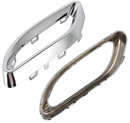 Auspuffblenden, Glänzendes Chrom, Ersatz für A B C E GLC CLS-Klasse W177 W247 W205 W213 X253 C257, OEM: 2058852221 Links, 2058852321 Rechts