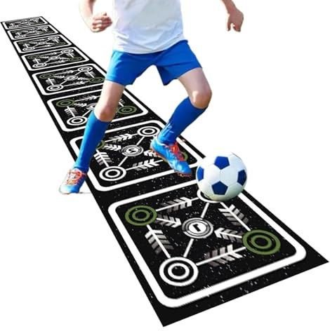 Generisch Agility Ladder | Fußball Koordinationstraining Matte,Tragbare Fußarbeit Übungen Home Gym Fitness Equipment für Fußball Tennis Boxen Basketball