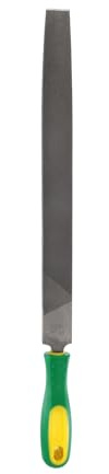 sourcing map Tip Thin Cut File 12 Double Cut Teeth High Carbon Steel Hand Rasp File with Plastic Handle for Metal Wood Deburring Removing