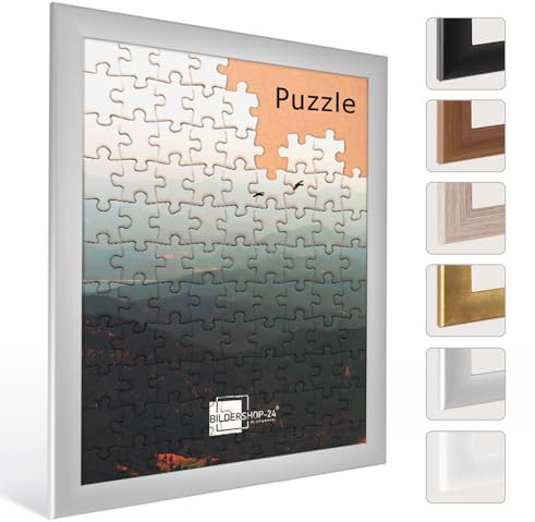 Puzzlerahmen Corona Mattsilber 33x95cm 95x33cm (ca. 500-1000 Teile)