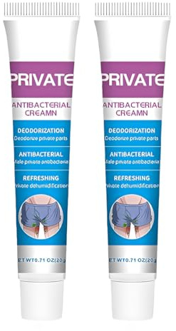 RGKY 2 Stück Sanfte Intimpflege-Creme für Männer| Für die tägliche Frische und Hygiene | Pflegende Formel für ein sauberes und angenehmes Hautgefühl