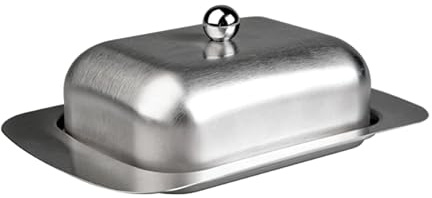 Ibili 722900 - Bandeja de mantequilla con tapa Inox