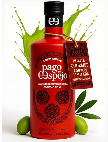 Olio Extravergine di Oliva. Olio Extra Vergine di Oliva Gourmet di Jaén, 500ml. Picual EVOO. Primo Raccolto. PREMIATO. Riserva di famiglia. d'oliva dalla Spagna. di oliva gourmet.