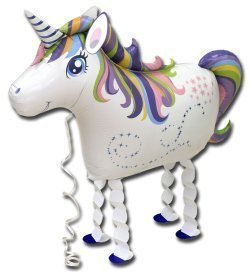 Folienballon Airwalker Einhorn ca. 63 cm