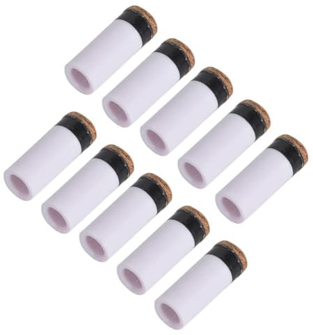 Alomejor 10PCS Snooker Pool Queue Tip Ersatz Größe Queue Tips Kein Kleber Werkzeug Erforderlich
