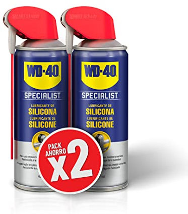 WD-40 Specialist - Lubricante de Silicona 400ml - Pack de 2 unidades