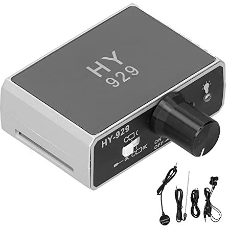 Tissting Détecteur de Fuite d'Eau Souterraine, Haute Résistance Détecteur de Fuite de Conduite d'Eau, Localisateur de Fuite d'Eau, Double Sonde, ABS + Métal, for Plomberie et Maintenance