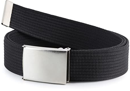 Ladeheid Herren Gürtel männlich Stoffgürtel Sackleinen P90