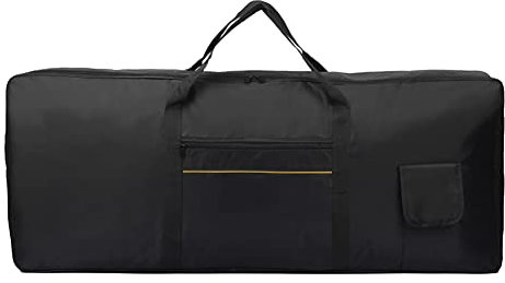 88 Key Keyboard Gigbag Case Electric Keyboard Piano Soft Bag Portable 420D Oxford Cloth Waterproof Anti Shock Bag Universal Keyboard Thick Bag Black