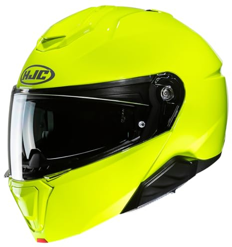 HJC, Modularer Motorradhelm I91, Auffälliges Grün L