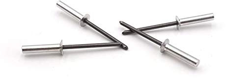 Schrauben, Muttern, Befestigungselemente, Nieten, Schrauben, Nieten, 10 Stück, M4.0, Aluminium, Senkkopf, geschlossenes Ende, Blindniete, versiegelte Blindniete, wasser- und luftdichte Nieten, robust
