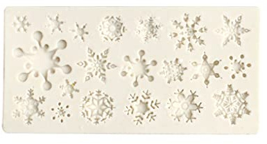 kesurpae Silicone gâteau Moule noël Flocon de Neige Fondant Sucre Moule résistant à la Chaleur Cuisine Bricolage Mousse Cuisson Chocolat Dessert Four
