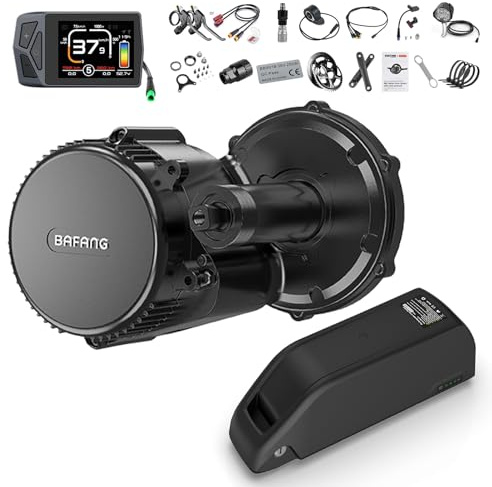 BAFANG Moteur 48V 750W pour BB68-73mm Kit de Conversion vélo électrique BBS02B avec l'écran multilingue EKD01 avec 52V20Ah Downtube Batterie pour vélos de Montagne, kit DIY de vélo électrique