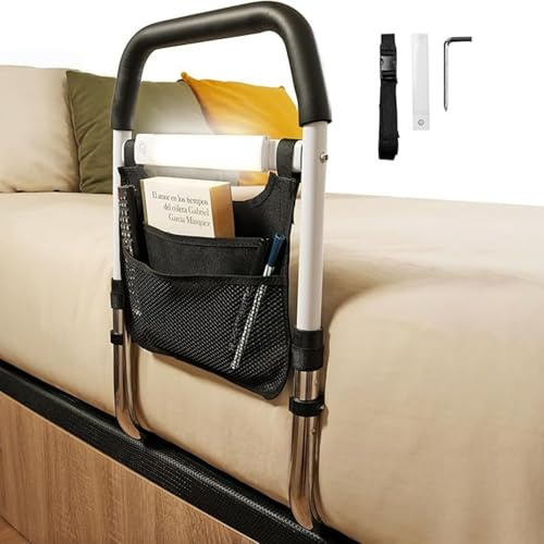 Arcanix Barandilla Cama Adulto Barandilla Cama Adultos Barrera Cama Adultos Asidero Cama Ayuda para Levantarse de la Cama Barreras Seguridad Camas Niños Baranda Cama Adulto Barra Articulada Abatible