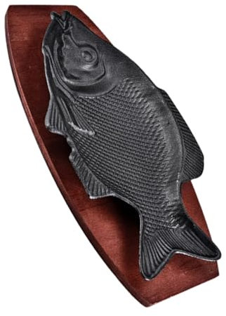 Holibanna Assiette En Poisson Poêle à Barbecue Pour Poisson Assiette De Service En Solide Et Pratique Pour Dîner Utilisation Domestique Design Élégant