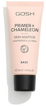 GOSH Copenhagen Primer Plus+ Skin Adapter 005 Chameleon – Apprêt de maquillage adaptatif pour toutes les teintes de la peau, 30 ml – Base lisse pour fond de teint longue durée et éclat radiant