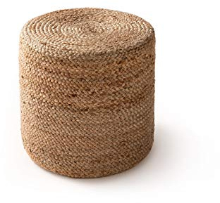 benuta Accessories Teppich, Jute, Hellbraun, 40x40 cm