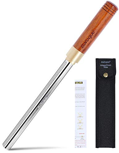 Baroque Bund Feile Gitarre, Bundfeile für Gitarre Diamant, Gitarren Fret File, Verbesserte 3. Generation, 3 Größen für Gitarre Ukulele Bass Banjo Mandoline | Gitarren Fret File, Verbesserte 3. Generation, 3 Größen für Gitarre Ukulele Bass Banjo Mandoline