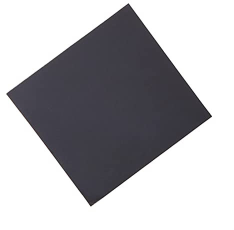 DLRSET Pad Thermique CPU, 1pcs 0.05x100x100mm Haute conductivité Haute conductivité Thermique Thermique Thermique CPU Coussinets de Refroidissement synthétique Graphite Tranche