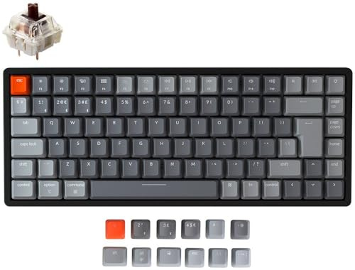 UK Keychron K2v2 Bluetooth RGB Backlit Hot-Swap Tactile Switches Aluminium Mac/PC Keyboard