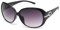 JM Klassisch Bifokale Lese Sonnenbrille für Damen Jahrgang Lesebrille Draussen UV-Schutz Schwarz +1.5