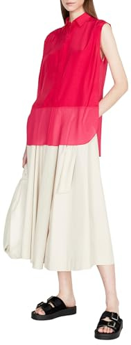 Sisley Maglietta Senza Maniche 5pczlq04o, Fucsia 39 C, XS Donna
