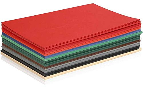 artdee® Tonpapier bunt 10 verschiedene Weihnachtsfarben 180 g/m² – Bastelpapier Set (300 Blatt gemischt in DIN A4) – Buntes Papier zum Basteln – Bastelpapier bunt für Kinder und Erwachsene