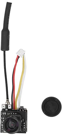 MUNEFE Caméra FPV, Caméra FPV AIO 5,8G 40CH, Caméra FPV Commutable NTSC PAL pour Drones FPV, Voitures De Course, écrans De Lunettes FPV