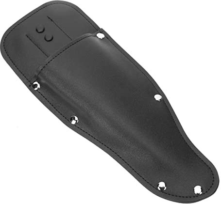 FONDOTIN Custodia in Pelle Pu Per Forbici Da Potatura Da Giardino Borsa Protettiva Per Cesoie Con Protezione Sicura Porta Forbici Traspirante e Resistente Per Giardinaggio Nero