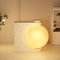 INSSISAIN Reloj despertador y máquina de sonido con luz de luna para personas que duermen mucho, adultos, alarma dual, función de repetición, luz para despertar, 10 sonidos de la naturaleza, 8 colores
