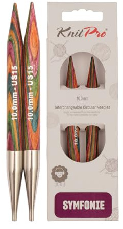 KnitPro Symfonie Austauschbare Nadelspitzen 4 (10cm) | 10mm