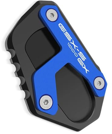 Motorradständer Für Suzuki GSXS 1000GX GSX-S Gsxs 1000 Gx 2024 Seitenständer-Seitenhalterung, Erweiterungsmatte, CNC-Aluminium-Motorradzubehör(Blu)